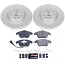 PowerStop Genuine Geomet Coated Rotor and Carbon-Fiber Ceramic Brake Pad Kit