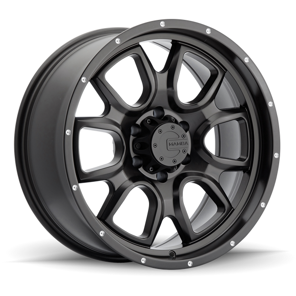 17x9 Mamba M19 Matte Black 5x127 5x5 ET-12 Wheel Rim
