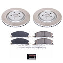PowerStop Semi-Coated Rotor and Low-Dust Ceramic Brake Pad Kit