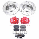 PowerStop Z23 Daily Driver Carbon-Fiber Ceramic Pads Drilled & Slotted Rotor & C