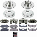 PowerStop OE Stock Replacement Low-Dust Ceramic Brake Pad, Rotor and Caliper Kit