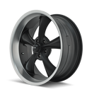 18x8 Ridler Style 695 Black Wheel/Rim 5x120.7 5-120.7 5x4.75 18-8 ET0