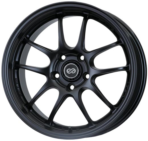 18X9 Enkei PF01 Black Paint Wheel/Rim 5x114.3 5-114.3 460-890-6635BK