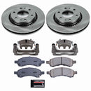 PowerStop OE Stock Replacement Low-Dust Ceramic Brake Pad, Rotor and Caliper Kit