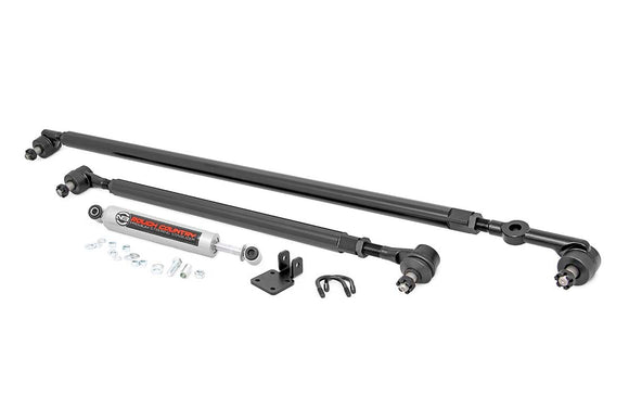 Rough Country HD Steering Kit Stabilizer For Jeep Cherokee Comanche Wrangler