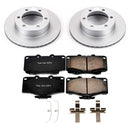 PowerStop Genuine Geomet Coated Rotor and Low-Dust Ceramic Brake Pad Kit