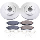 PowerStop Genuine Geomet Coated Rotor and Low-Dust Ceramic Brake Pad Kit