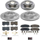 OE Stock Replacement Low-Dust Ceramic Brake Pad and Rotor Kit