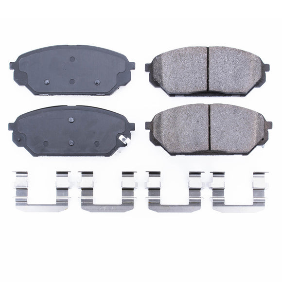PowerStop Z17 Evolution Ceramic Brake Pads With Hardware