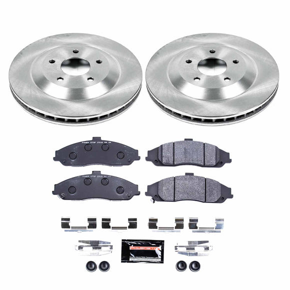 PowerStop Track Day High-Performance Brake Pad and Rotor Kit