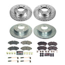 PowerStop Z23 Daily Driver Carbon-Fiber Ceramic Brake Pad and Drilled & Slotted