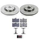 PowerStop OE Stock Replacement Low-Dust Ceramic Brake Pad and Rotor Kit