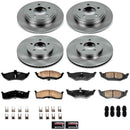 PowerStop OE Stock Replacement Low-Dust Ceramic Brake Pad and Rotor Kit