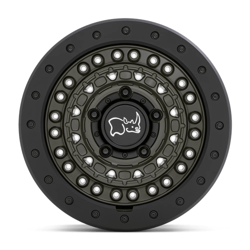 17X8.5 Black Rhino BARRICADE OD-GRN BLK-RKGRD 5X127 ET-34 wheel/rim