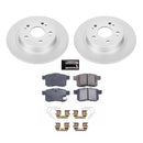 PowerStop Genuine Geomet Coated Rotor and Low-Dust Ceramic Brake Pad Kit