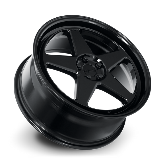 Katana KR03 Glossy Black 5x100 ET40 CB73.1 Wheel Rim
