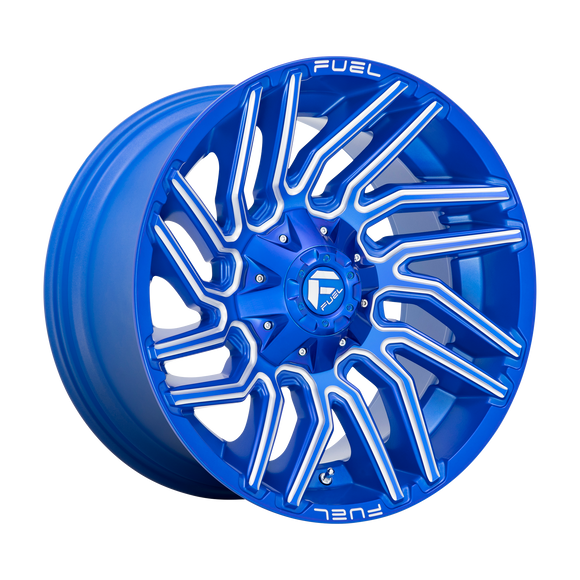 20x10 Fuel Off-Road D774 Typhoon Anodized Blue Milled 8x180 ET-18 CB124.2 Wheel