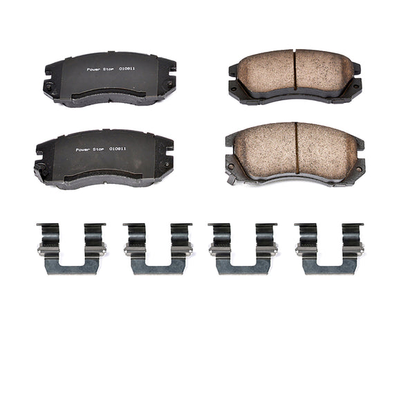 PowerStop Z17 Evolution Ceramic Brake Pads With Hardware