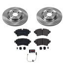 PowerStop OE Stock Replacement Low-Dust Ceramic Brake Pad and Rotor Kit