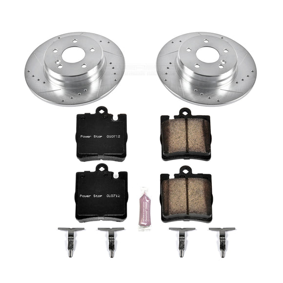 PowerStop Z23 Daily Driver Carbon-Fiber Ceramic Brake Pad and Drilled & Slotted