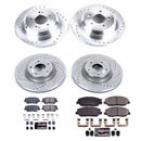 PowerStop Z23 Daily Driver Carbon-Fiber Ceramic Brake Pad and Drilled & Slotted