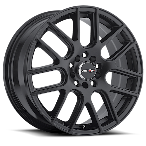 17x7.5 Vision 426H Cross II Black 5x114.3 5x120 5x4.5 5x ET38 Wheel Rim