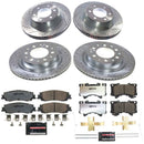 PowerStop Z36 Carbon-Fiber Ceramic Brake Pad with Drilled and Slotted Rotor Kit