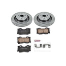 PowerStop OE Stock Replacement Low-Dust Ceramic Brake Pad and Rotor Kit