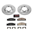 PowerStop Z23 Daily Driver Carbon-Fiber Ceramic Brake Pad and Drilled & Slotted