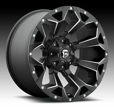 17x9 Fuel Off-Road D546 Assault Matte Black Milled 5x139.7 ET1 CB110.1 Wheel Rim