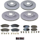 Genuine Geomet Coated Rotor and Low-Dust Ceramic Brake Pad Kit
