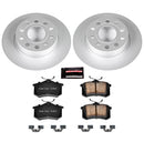 PowerStop Genuine Geomet Coated Rotor and Carbon-Fiber Ceramic Brake Pad Kit