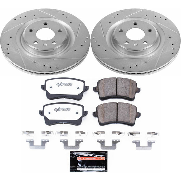 PowerStop Z26 Street Performance Ceramic Brake Pad and Drilled & Slotted Rotor K