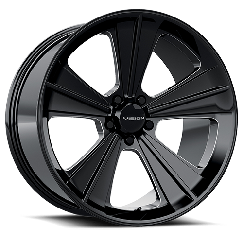 Vision V327 Gun Metal w/Red Lip 20x11 5x115 ET 27 71.5mm wheel/rim