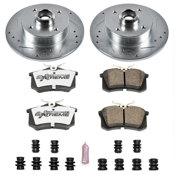 PowerStop Z26 Street Performance Ceramic Brake Pad and Drilled & Slotted Rotor K