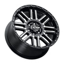 18x8.5 Vision 348 Nexus Black Machined Face 5x114.3 5x4.5 ET0 Wheel Rim