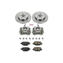 PowerStop OE Stock Replacement Low-Dust Ceramic Brake Pad, Rotor and Caliper Kit