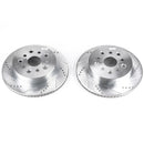 PowerStop Evolution Drilled Slotted Rotors Pair Rear For Lexus LS430