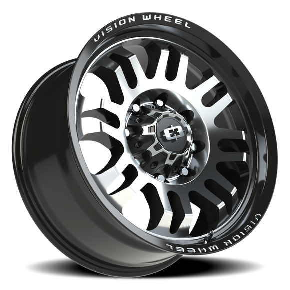 20x9.5 Vision 409 Inferno Black Wheel 8x165.1 ET12 CB125.1