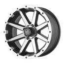 14X6.5 Fairway Alloys Rebel Machined Matte Black Wheel/Rim 4x101.6 ET-23-3