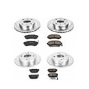 PowerStop Z23 Daily Driver Carbon-Fiber Ceramic Brake Pad and Drilled & Slotted