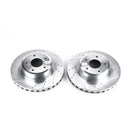 PowerStop Evolution Drilled Slotted Rotors Pair Front For Pontiac GTO