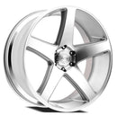 24x10 Select Precision Alloys SPECTRUM Gloss Silver Machined 5x127 ET15 CB78.1