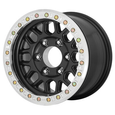 17X8.5 KMC KM234 Grenade DESERT Beadlock Satin Black 6X139.7 ET0 wheel/rim