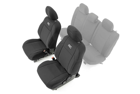 Rough Country Front Seat Covers For Crew Cab Toyota Tacoma 16-23