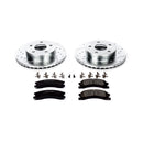 PowerStop Z23 Daily Driver Carbon-Fiber Ceramic Brake Pad and Drilled & Slotted