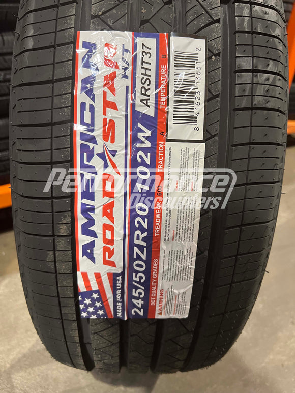 245/50ZR20 American Roadstar H/T 102W BSW SL 245 50 20 2455020