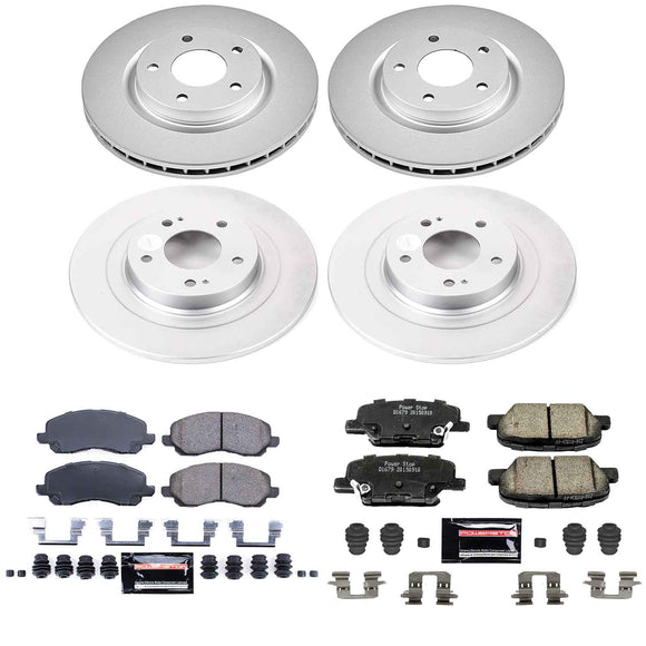 Z23 Daily Driver Premium Carbon-Fiber Ceramic Brake Pad and Fully Coated Rotor K