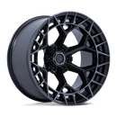 17x9 Fuel Off-Road FC873 Charger Gloss Black Face Dark Tint 6x139.7 ET-12 Wheel