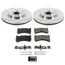 PowerStop OE Stock Replacement Low-Dust Ceramic Brake Pad and Rotor Kit